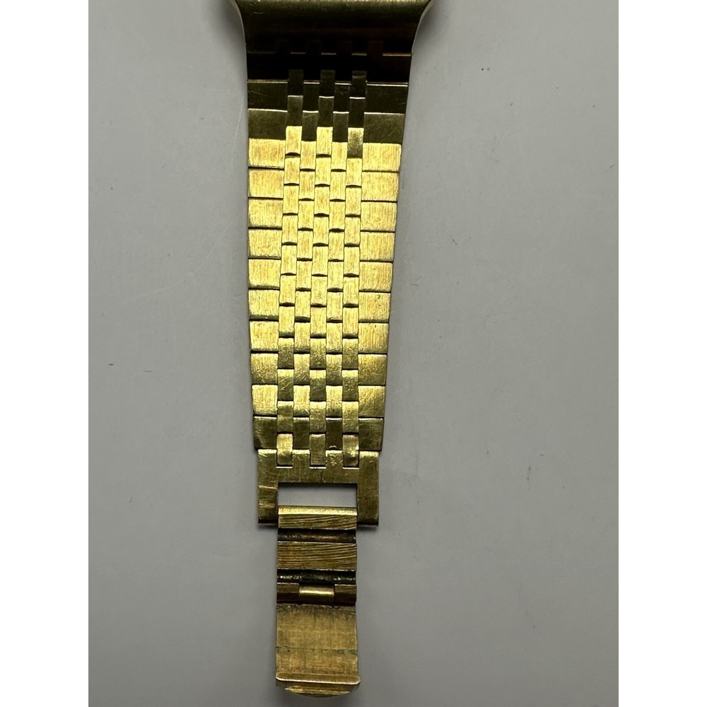 Titus‎ Pierre Vallee Mens Tank Watch Manual Wind Works Swiss Made Gold Tone B20 - Picture 5 of 12